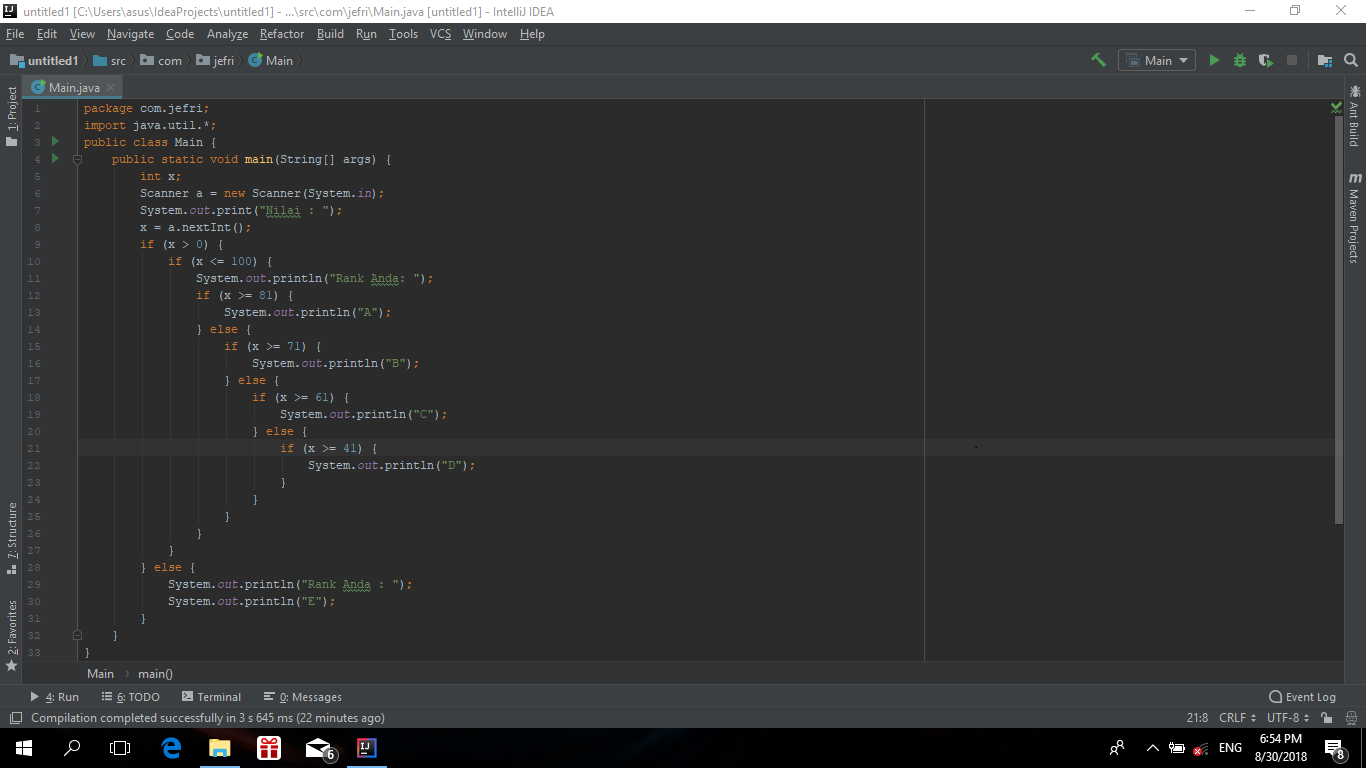 Cara Membuat Program Ranking Nilai Java Script IF ELSE - Jago Ilmu