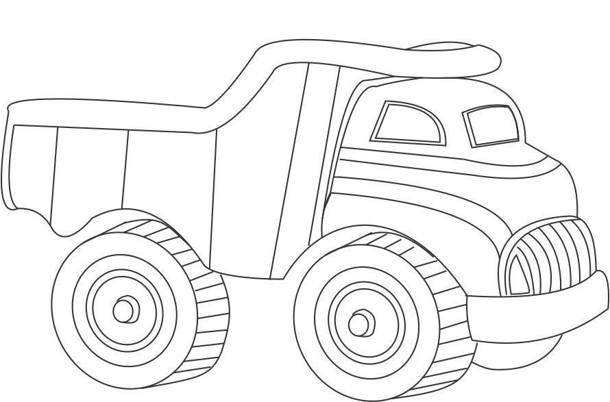 Coloring Transportation For Toddlers Trucks Large Cars
