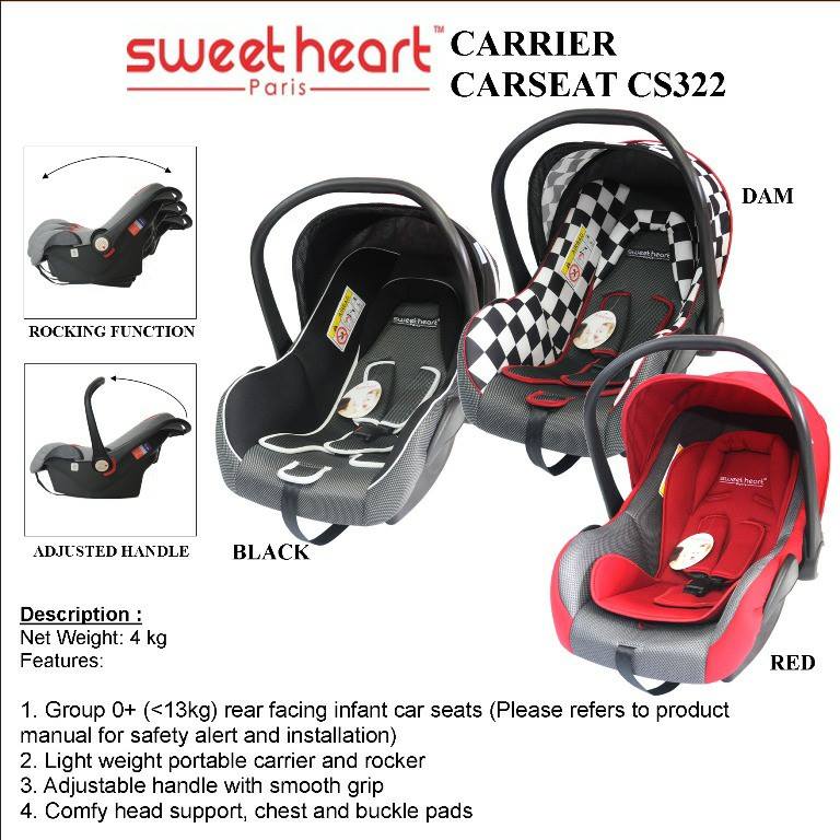 Car Seat Jenama Sweet Heart