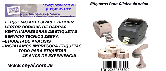Impresoras de Etiquetas y Código de Barras argentina buenos aires