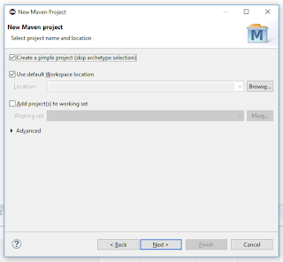 creating maven project in eclipse