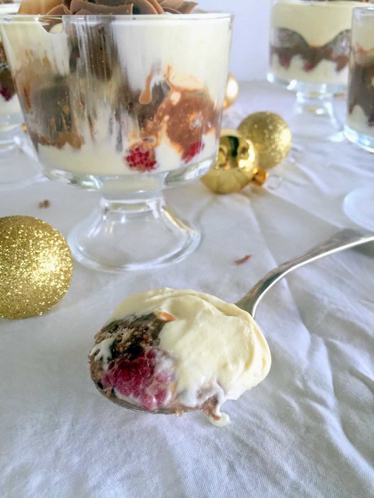 Cassie Cakes Rum Ball Trifle