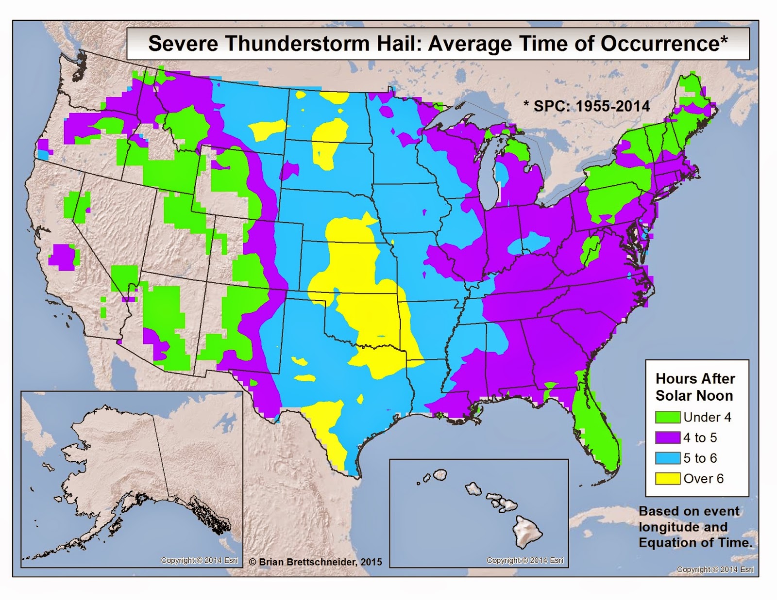 Brian B.'s Climate Blog Severe Weather Time of Day