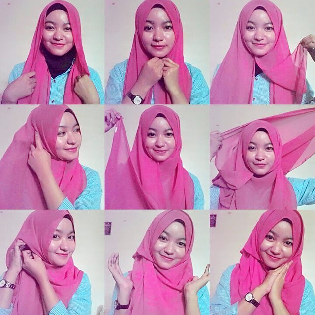 Model Hijab Terbaru 2016 Plus Tutorialnya | TUTORIAL HIJAB TERLENGKAP