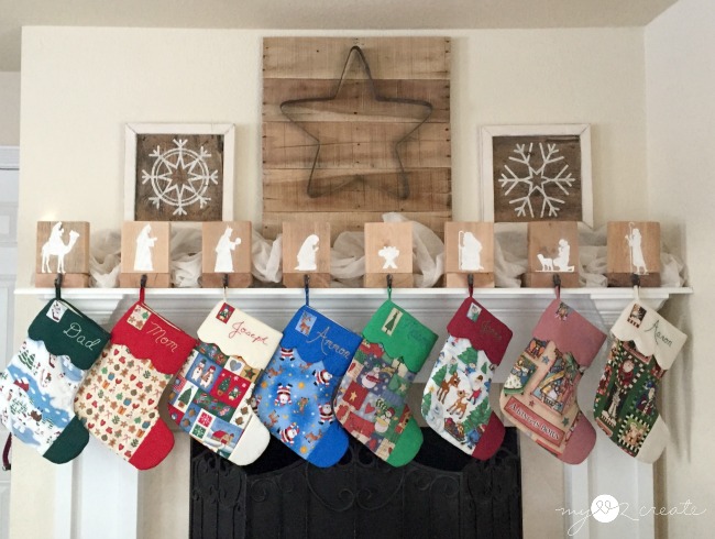 Nativity Stocking Hangers, MyLove2Create