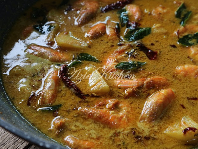 Gulai Udang Nenas Tumis Darat IMG 8795 - Gulai Udang Nenas Tumis Darat
