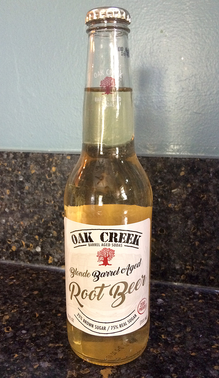 Steve's Root Beer Journal Oak Creek Blonde Barrel Aged Root Beer