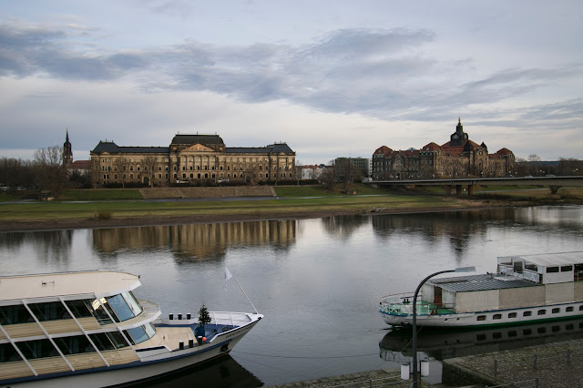 Vista dalla Bruhlsche terrace-Dresda