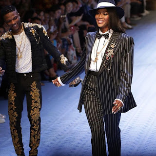 Wizkid, Naomi Campbell, Tinie Tempah Models For Dolce And Gabbanna - PHOTOS AND VIDEO