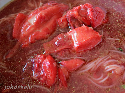 Red Rice Wine Mee Suah and Wanton Mee at Restoran Lima Ratus in Taman Perling, Johor Bahru Red-Rice-Wine-Mee-Suah