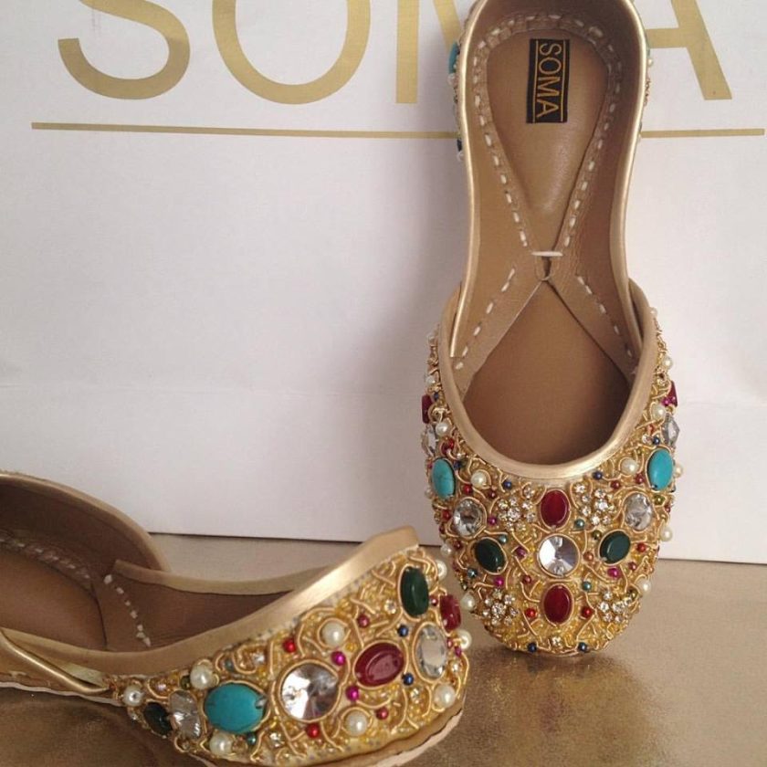fashionxmass: Fancy Kundan Khussa Shoes Eid Collection For Ladies