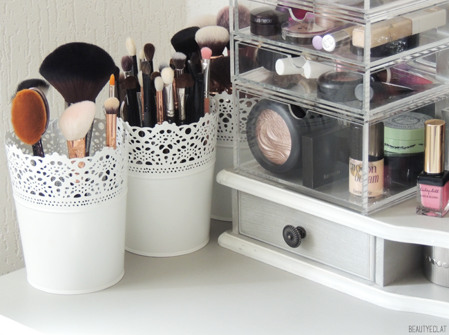 rangement maquillage makeup storage blogueuse beaute blog