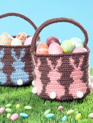 Easter Baskets Crochet Pattern