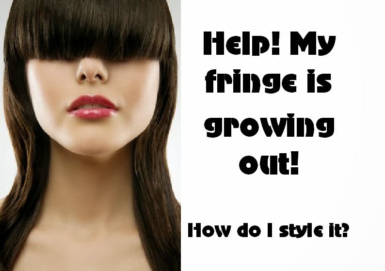 Zerooti Hair Design HELP! I'm growing out my fringe, how do I style it?