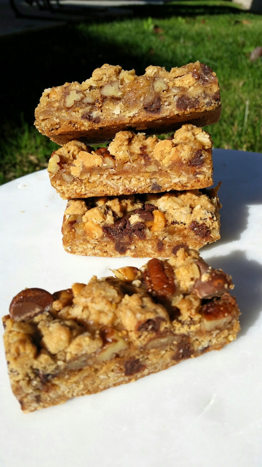 Savvy Chef Caramel Chocolate Chip Cookie Dough Bars