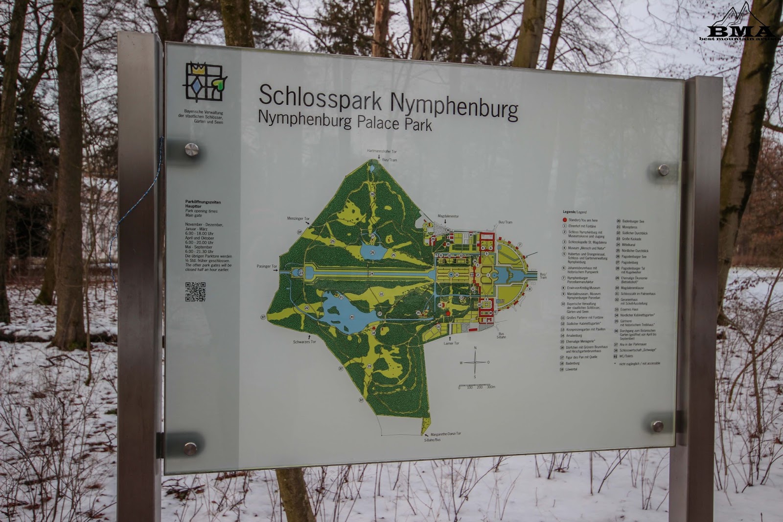 Rundweg Schloss Nymphenburg Wandern Munchen