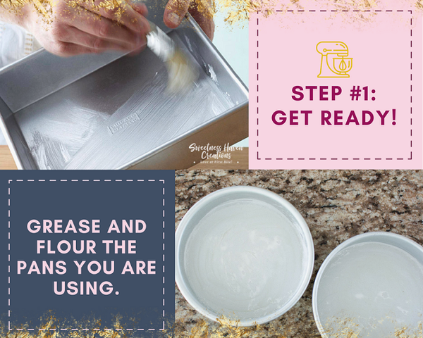 HOW TO BAKE A CAKE IN 10 EASY STEPS STEP #1: GET READY