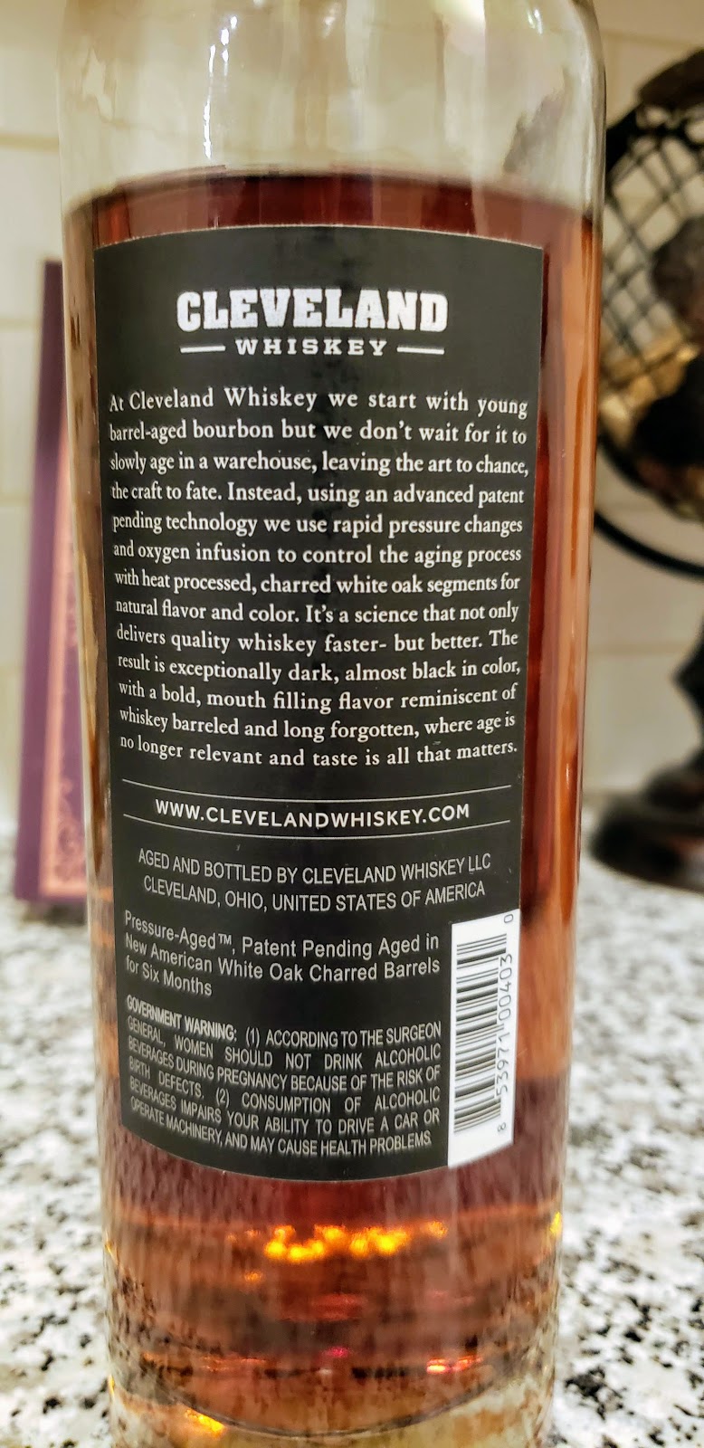 Columbus Bourbon Cleveland Black Reserve Bourbon Review