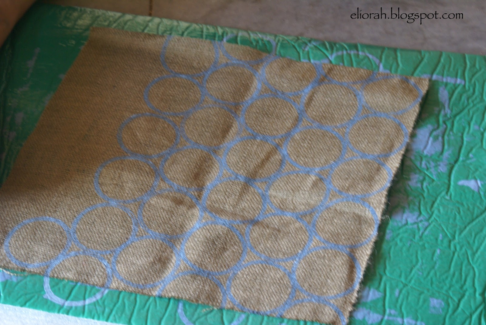 DIY Painting on Burlap