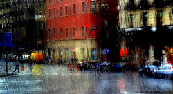 rain painting street