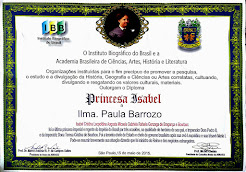 PAULA BARROZO - Diploma Princesa Isabel - ABRASCI e Inst. Biográfico do Brasil