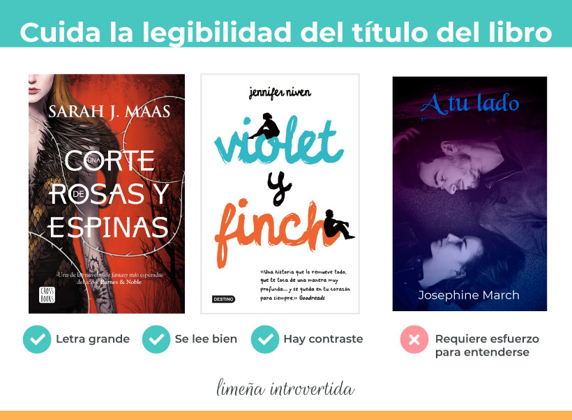 como poner el título de mi libro en la portada