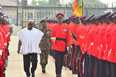 2 Check out photos of Ghana’s new president on his first day at work