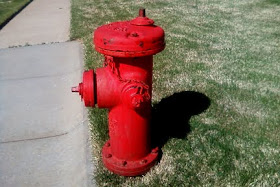 red top fire hydrant