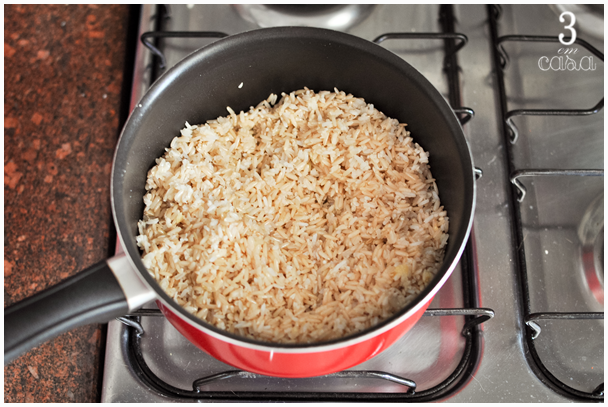 passo a passo arroz integral
