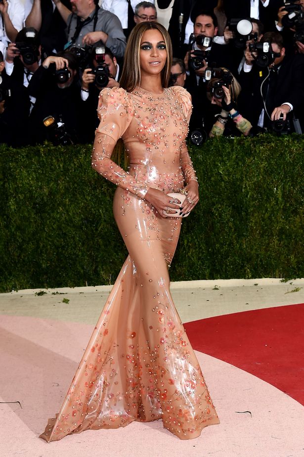 Stylefluid Trendz: Beyonce's Givenchy Latex Dress compared to a bedazzled  giant Condom : MET Gala 2016