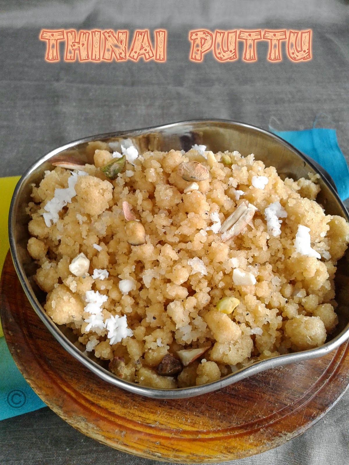 VIRUNTHU UNNA VAANGA THINAI FLOUR PUTTU I FOXTAIL MILLET FLOUR PUTTU I