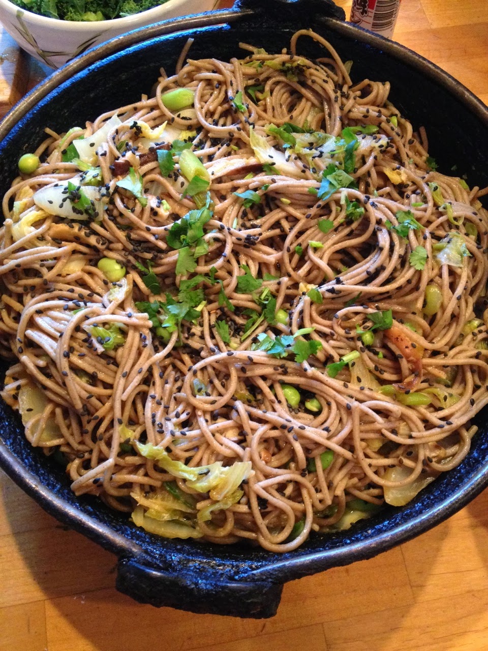 Love Macrobiotics Love Life! Spicy Soba Noodles with Fried Tempeh