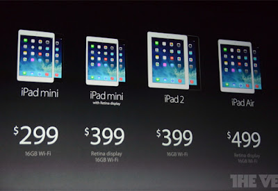 Apple unveiled Ipad Air and iPad mini with Retina display 12