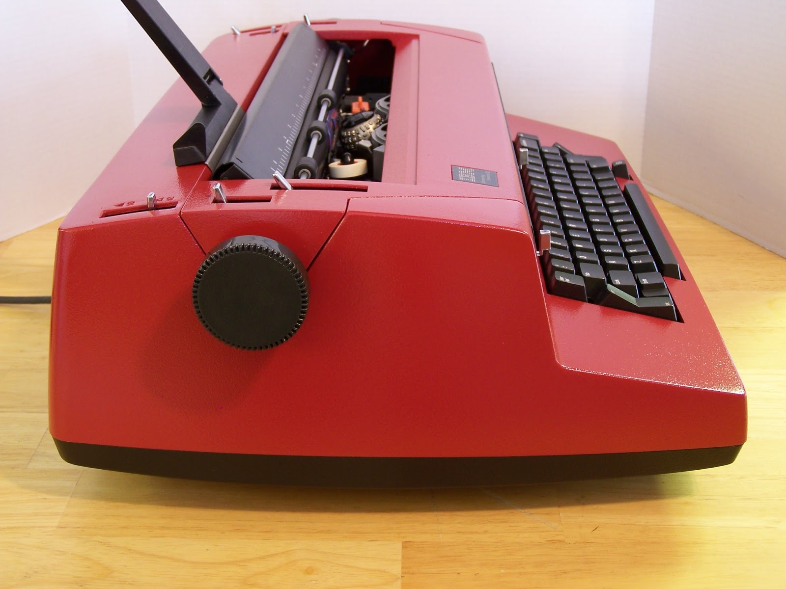 IBM Selectric Typewriters: Refurbished Selectric III in Autumn Red - SOLD