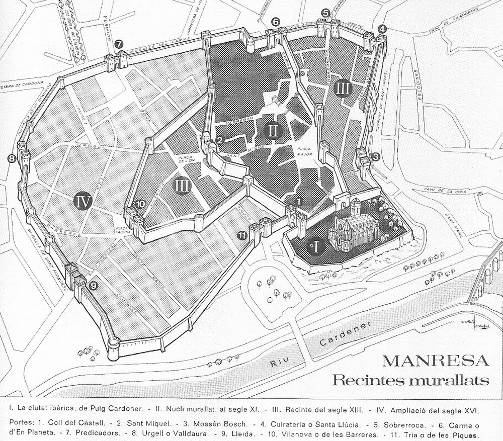 Geografia i Història: MANRESA: UNA CIUTAT MEDIEVAL