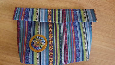 DIY Felt Lined Clutch with matching gift bag DIY Felt Lined Clutch with matching gift bag