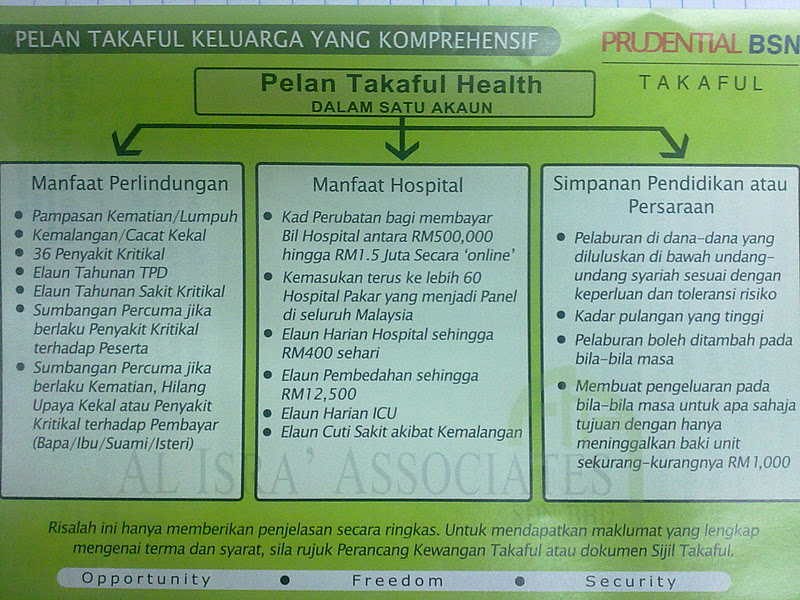 Sharing together: PRUDENTIAL BSN TAKAFUL