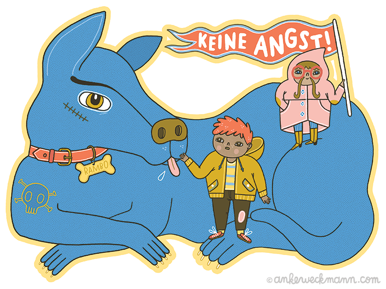 Anke Weckmann Illustration Schweizer Familie Childhood Fears