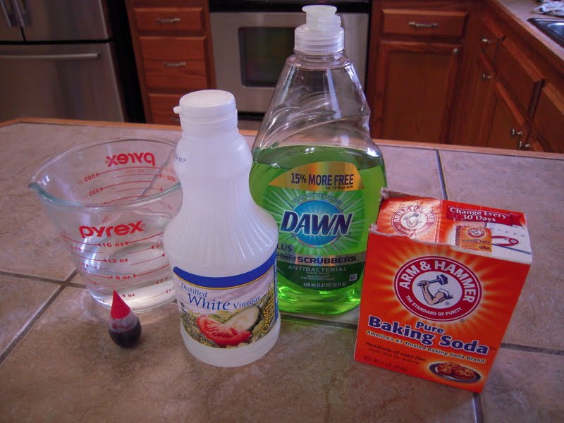 LaLa's Home Daycare Homemade Volcano