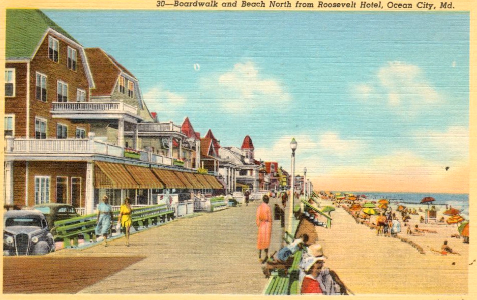 Life on Delmarva Vintage Delmarva Postcards from Ocean