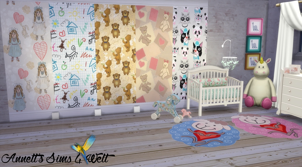 Sims 4 CC's The Best Kids Wallpapers Part 1 by