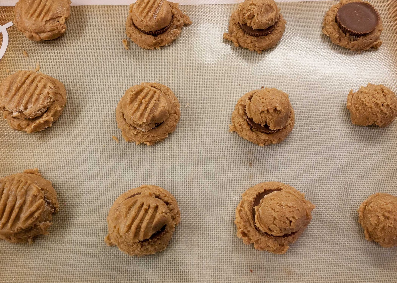 Sweet Twist of Blogging: Lighter Stuffed Peanut Butter Cookies - 12 ...