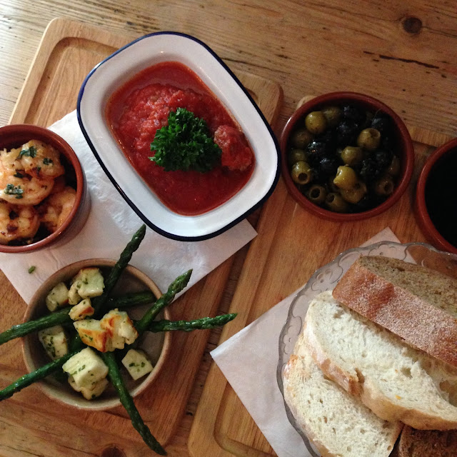 Spanish style raciones food at The White Hart in Loughborough