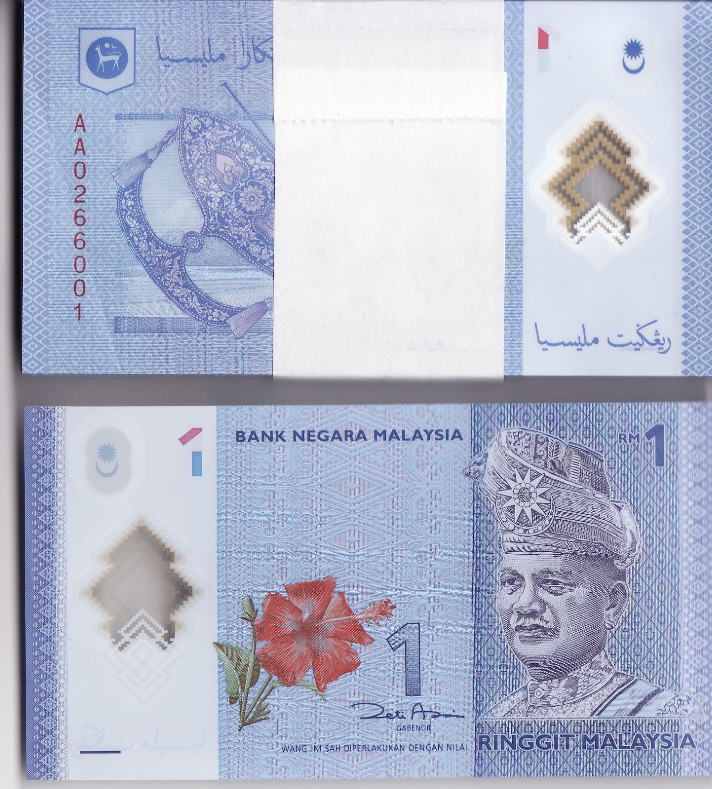 Randhawa's Bank Notes And Collectibles: Malaysia RM 1 (12th Series ...