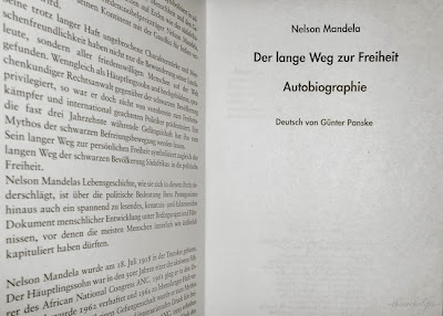 Der lange Weg zur Freiheit/The long walk to Freedom - Nelson Mandela