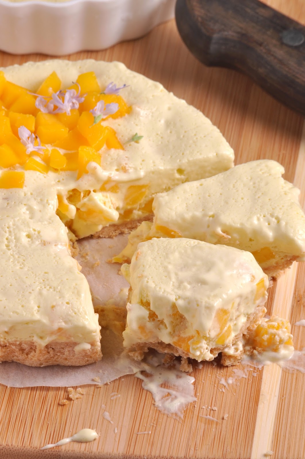 frozen mango sabayon shortbread Chow Creations