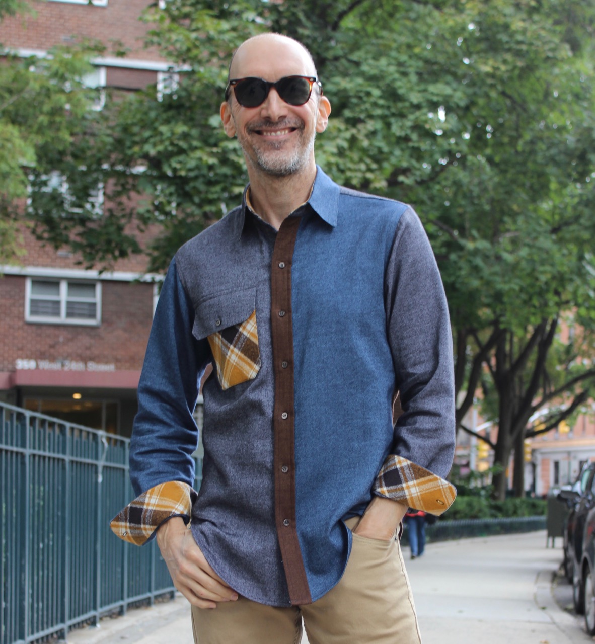 male pattern boldness Style Maker Fabrics Fall Blog Tour My Color