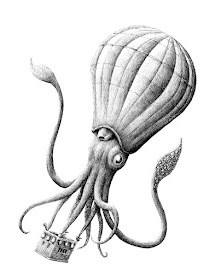 17-Hot-Air-Balloon-Octopus-Redmer-Hoekstra-Drawing-Fantastic-and-Surreal-World-of-Hoekstra-www-designstack-co