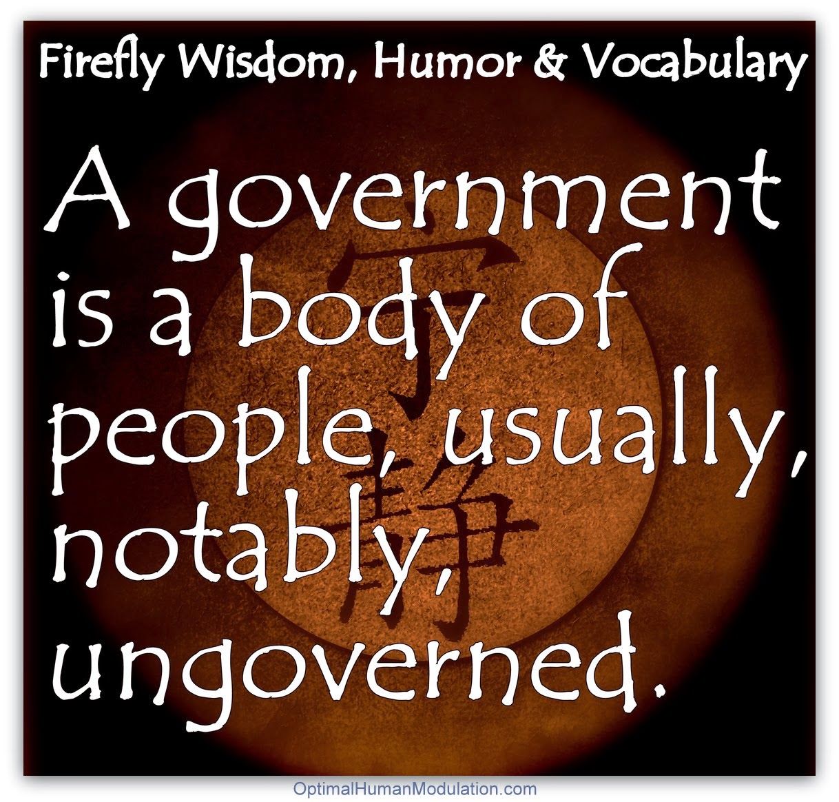 What's a government?