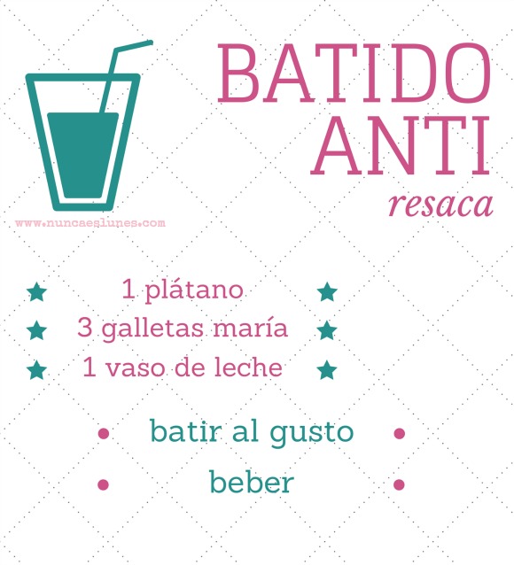 receta batido anti resaca